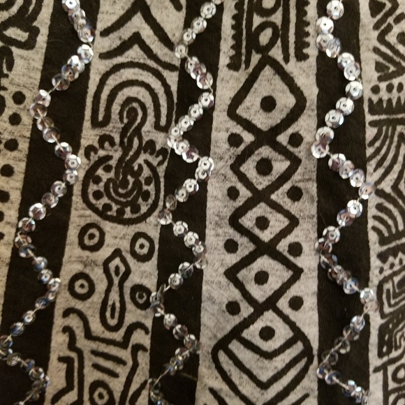 Real vintage 1950's Mexican sequin skirt - Picture 3 of 3